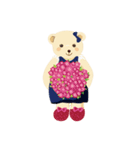 teddy bear boy and girl（個別スタンプ：21）