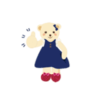 teddy bear boy and girl（個別スタンプ：22）