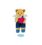 teddy bear boy and girl（個別スタンプ：25）