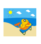 Funny Beach（個別スタンプ：12）