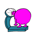 まん丸モンスター（個別スタンプ：4）