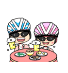 Happy Weekend Bike 2 ( world )（個別スタンプ：4）