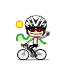 Happy Weekend Bike 2 ( world )（個別スタンプ：8）