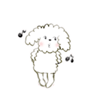 しろいぬコロンとくろいぬプー（個別スタンプ：10）