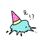 表情豊かなソフトクリーム（個別スタンプ：7）