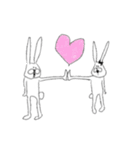 ちゃんウサ5 ～for Lover～（個別スタンプ：4）