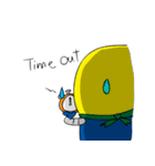 Clumsy Robota Rock Version（個別スタンプ：7）