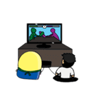 Clumsy Robota Rock Version（個別スタンプ：32）
