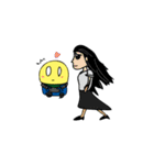 Clumsy Robota Rock Version（個別スタンプ：33）