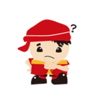 Redhat Kids-1（個別スタンプ：3）