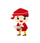 Redhat Kids-1（個別スタンプ：28）