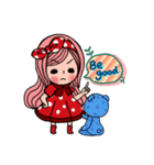 Strawberry country girl with her friends（個別スタンプ：24）