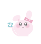 束縛恋愛うさぎちゃん（個別スタンプ：1）