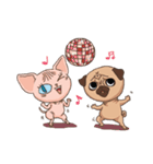 Buboo Yuyoo (Pug ＆ Sphynx)（個別スタンプ：15）