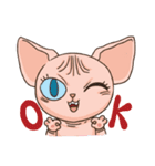 Buboo Yuyoo (Pug ＆ Sphynx)（個別スタンプ：36）