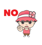 Nong "L" cute little girl（個別スタンプ：3）