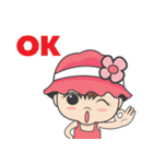 Nong "L" cute little girl（個別スタンプ：4）