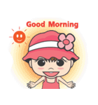 Nong "L" cute little girl（個別スタンプ：22）