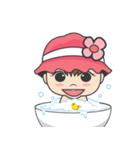 Nong "L" cute little girl（個別スタンプ：24）
