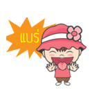 Nong "L" cute little girl（個別スタンプ：28）