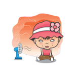 Nong "L" cute little girl（個別スタンプ：36）