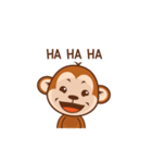 Hello monkey and friends (EN)（個別スタンプ：4）