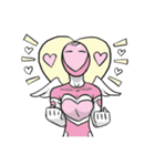 AsB - 心7 Heart Ranger (Love Pink)（個別スタンプ：4）