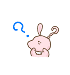 表情が硬いウサギジョン（個別スタンプ：11）