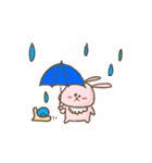 表情が硬いウサギジョン（個別スタンプ：17）