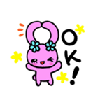 ハッピーうさこ（個別スタンプ：7）