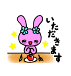 ハッピーうさこ（個別スタンプ：10）