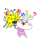 ラブリー らびっと（個別スタンプ：38）