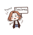 Ms.Ngamsri the freelance designer (EN)（個別スタンプ：32）