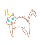 白猫チロル（個別スタンプ：4）