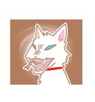 白猫チロル（個別スタンプ：28）