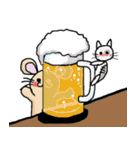 ねずみ子WORLD（個別スタンプ：3）