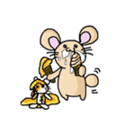 ねずみ子WORLD（個別スタンプ：36）