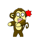 Juk Juk the funny monkey（個別スタンプ：1）