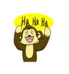 Juk Juk the funny monkey（個別スタンプ：10）