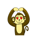 Juk Juk the funny monkey（個別スタンプ：13）