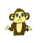 Juk Juk the funny monkey（個別スタンプ：16）