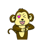 Juk Juk the funny monkey（個別スタンプ：32）