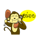 Juk Juk the funny monkey（個別スタンプ：34）