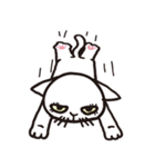 半目の白い猫（個別スタンプ：29）