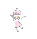 PASTEL DRINK FAMILY（個別スタンプ：24）