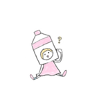PASTEL DRINK FAMILY（個別スタンプ：25）