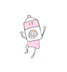 PASTEL DRINK FAMILY（個別スタンプ：28）
