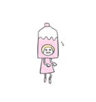 PASTEL DRINK FAMILY（個別スタンプ：32）