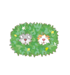 アメショーと茶トラ白猫のお気楽スタンプ（個別スタンプ：19）