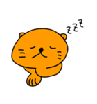 がんばれ！一本足キャットポミー（個別スタンプ：3）